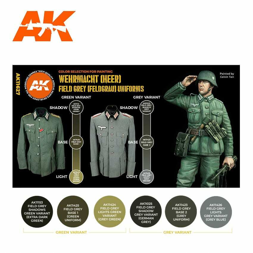 AK Interactive Field Gray Uniforms Set AK 3G 11627