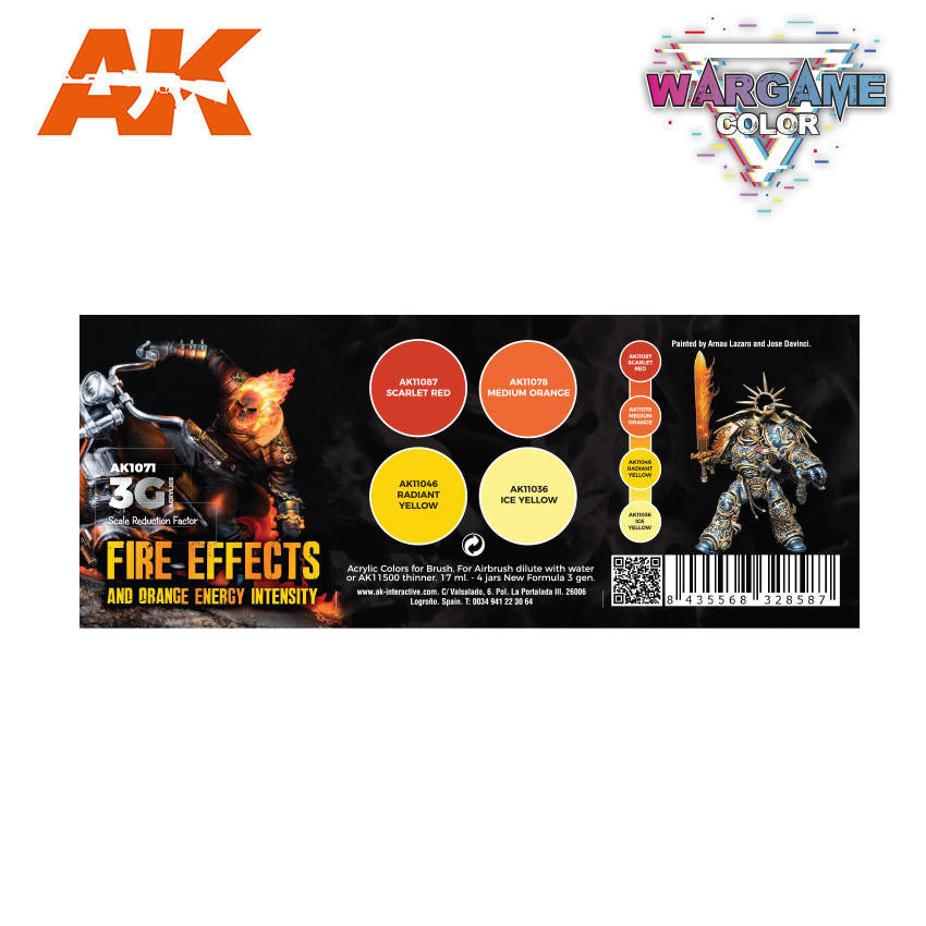 AK Interactive Fire Effects Set AK 3G 1071