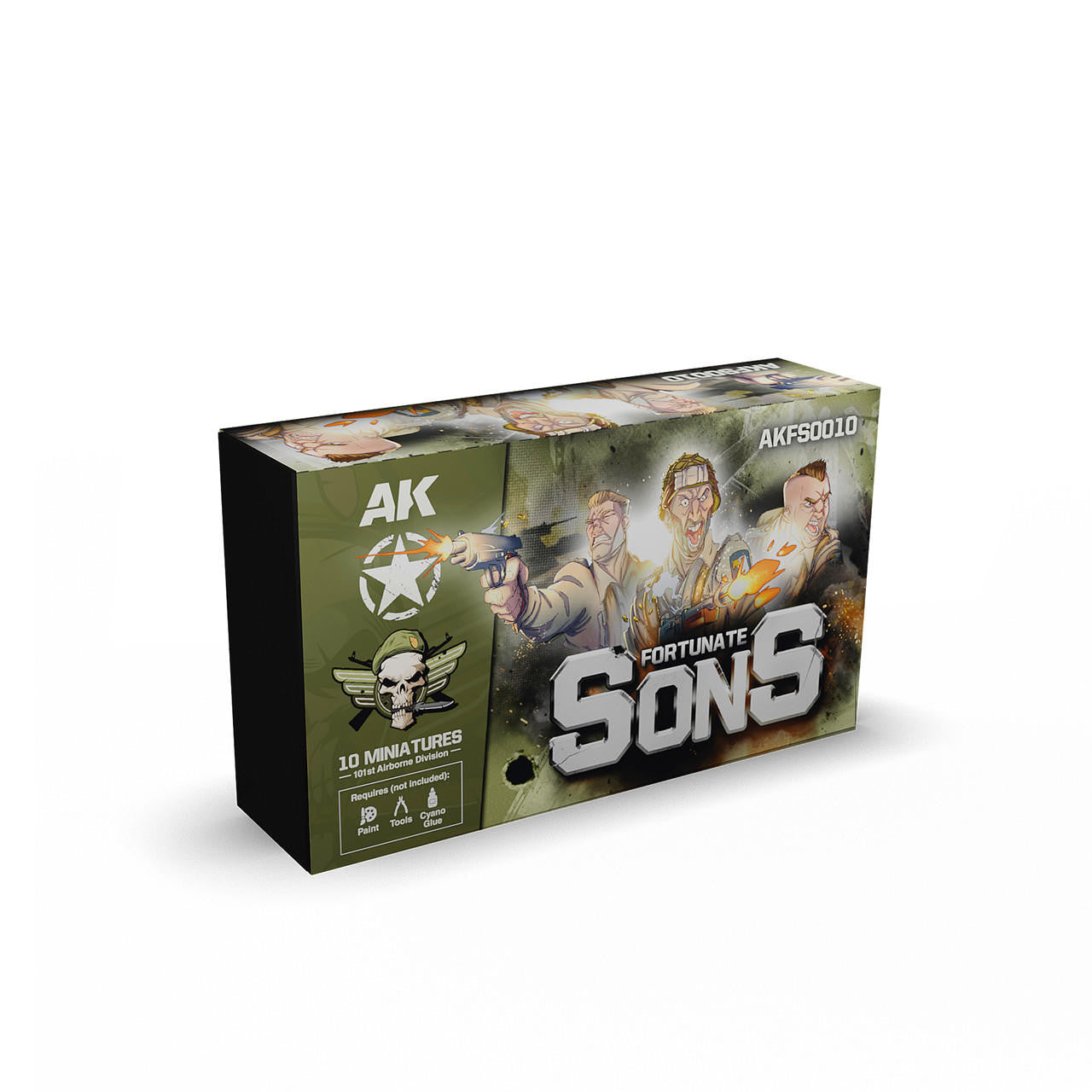 AK Interactive Fortunate Sons 101st AB 10 Figures Set FS0010 
