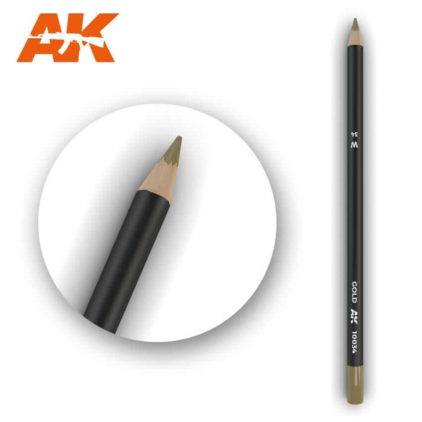 AK Interactive Gold Weathering Pencil 10034