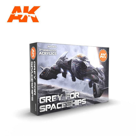 AK Interactive Gray for Spaceships Set AK 3G 11614