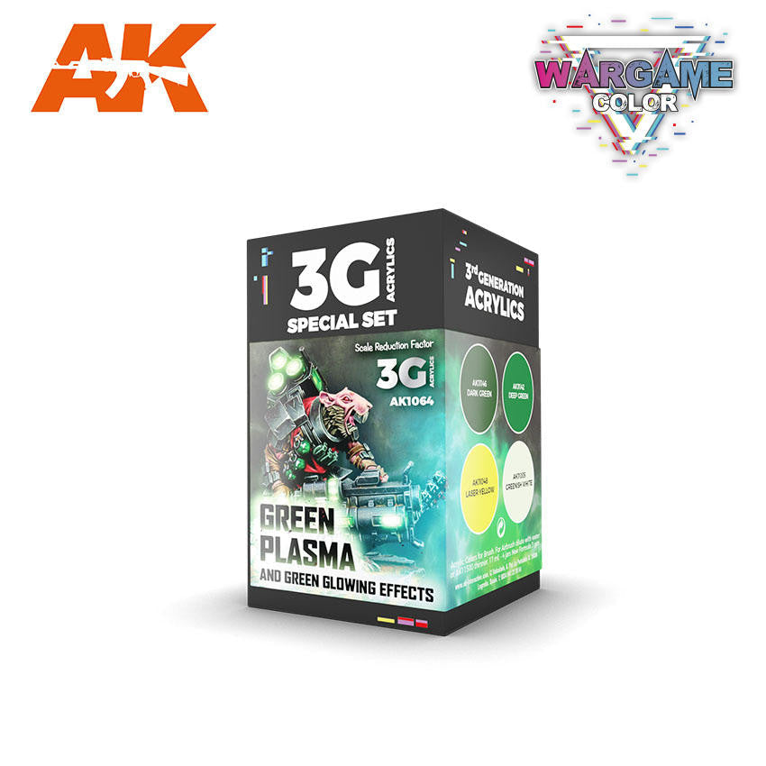 AK Interactive Green Plasma and Glowing Effect Set AK 3G 1064