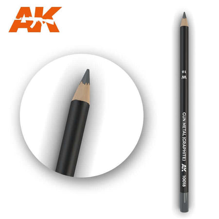 AK Interactive Gun Metal Graphite Weathering Pencil 10018