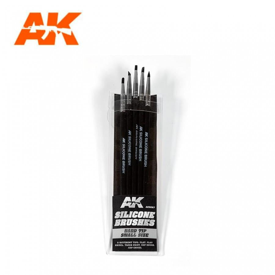 AK Interactive Hard Silicone Brushes (5) AK9087 