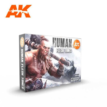 AK Interactive Human Flesh Tones Set AK 3G 11603