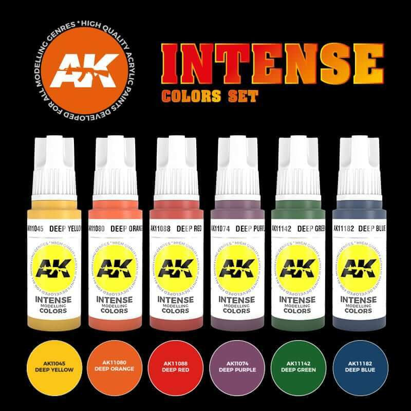 AK Interactive Intense Colors Set AK 3G 11612