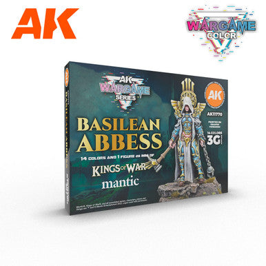 Kings of War Basilean Abbess Paints & Figure AK11770