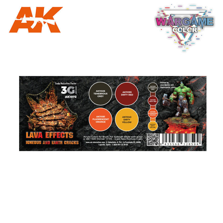 AK Interactive Lava Effects Set AK 3G 1072