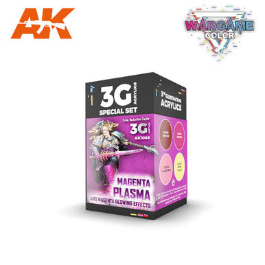 Magenta Plasma and Glowing Effects Set AK 3G 1068