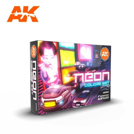 AK Interactive Neon Colors Set AK 3G 11610