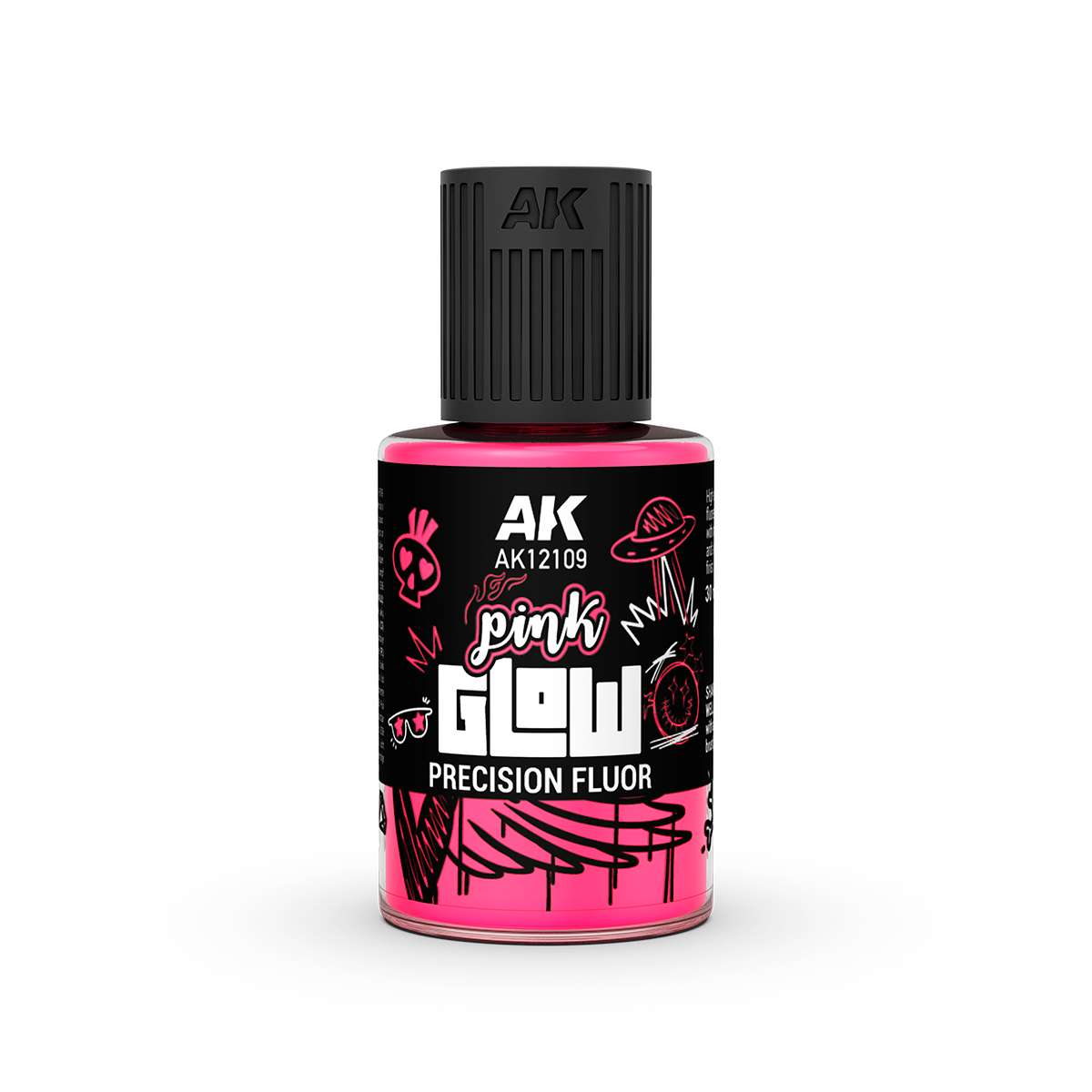 AK Interactive Pink Glow Precision Fluor 30ml bottle