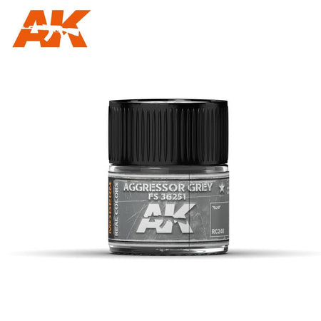 AK Interactive Real Colors: Aggressor Grey FS 36251 - 10ml RC248 