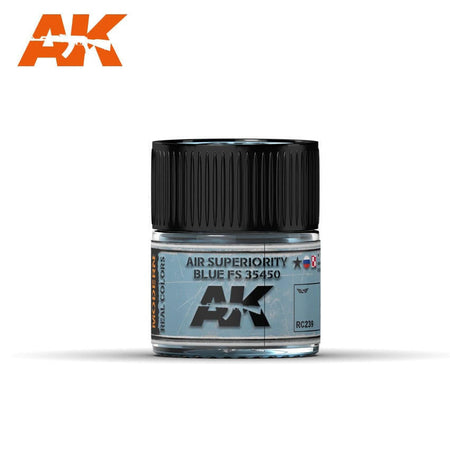 AK Interactive Real Colors: Air Superiority Blue FS 35450 - 10ml RC239 