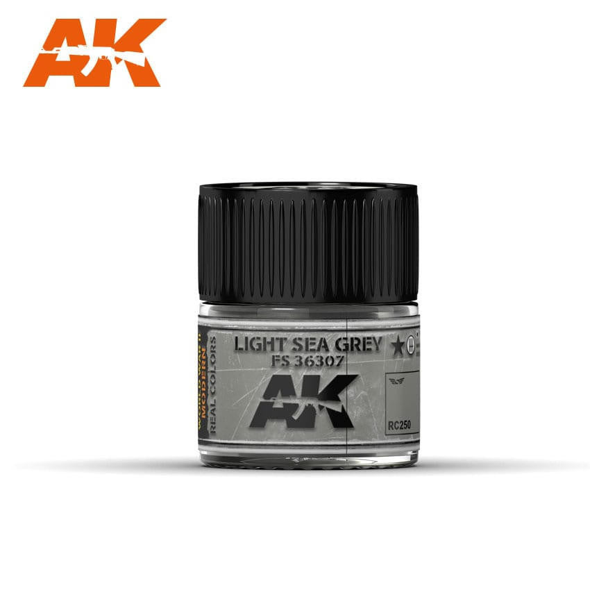 AK Interactive Real Colors: Light Sea Gray FS 36307 - 10ml RC250 