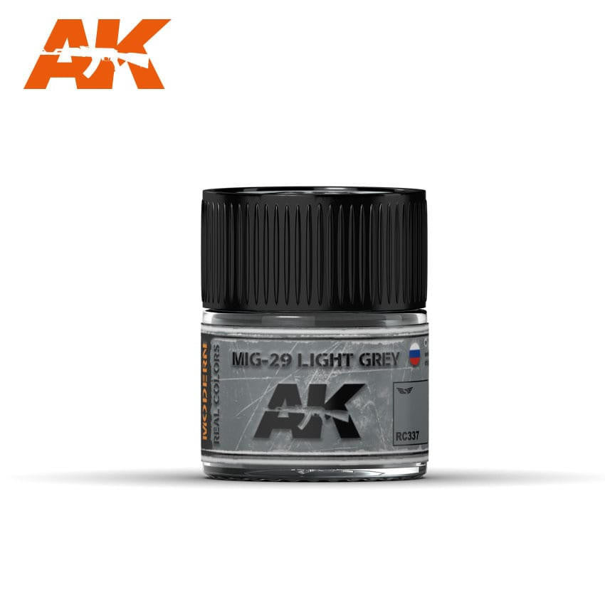 AK Interactive Real Colors: MIG-29 Light Grey - 10ml RC337 