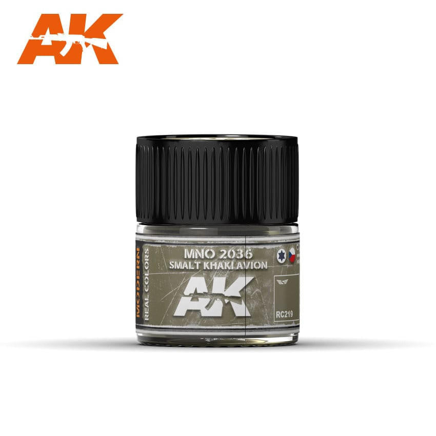 AK Interactive Real Colors: MNO 2036 Smalt Khaki Avion - 10ml RC219 