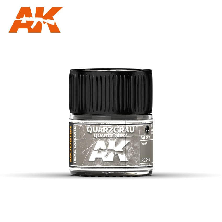 AK Interactive Real Colors: Quartz Grey RAL 7039 - 10ml RC216 