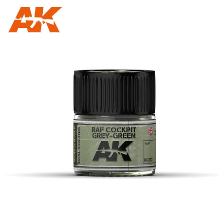 AK Interactive Real Colors RAF Cockpit Grey-Green - 10ml RC293 