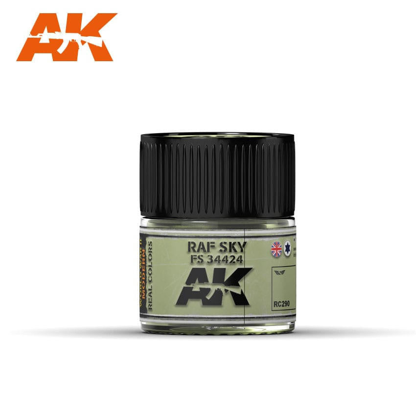 AK Interactive Real Colors: RAF SKY / FS 34424 - 10ml RC290 