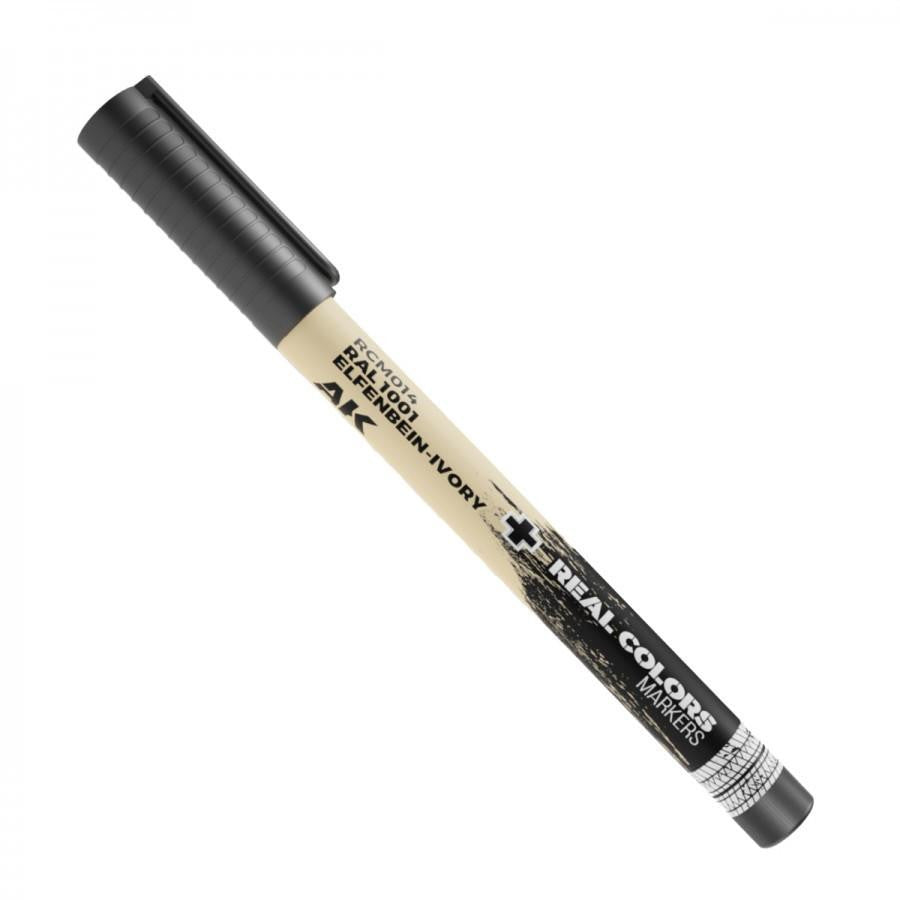 AK Interactive Real Colors RAL 1001 Elfenbein-Ivory Marker (RCM014) 