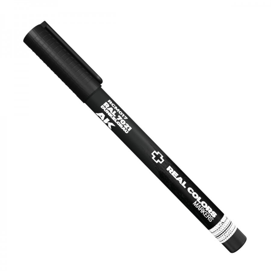 AK Interactive Real Colors RAL 7021 Dunkelgrau Marker (RCM017) 