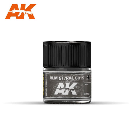 AK Interactive Real Colors: RLM 61 / RAL 8019 - 10ml RC268 