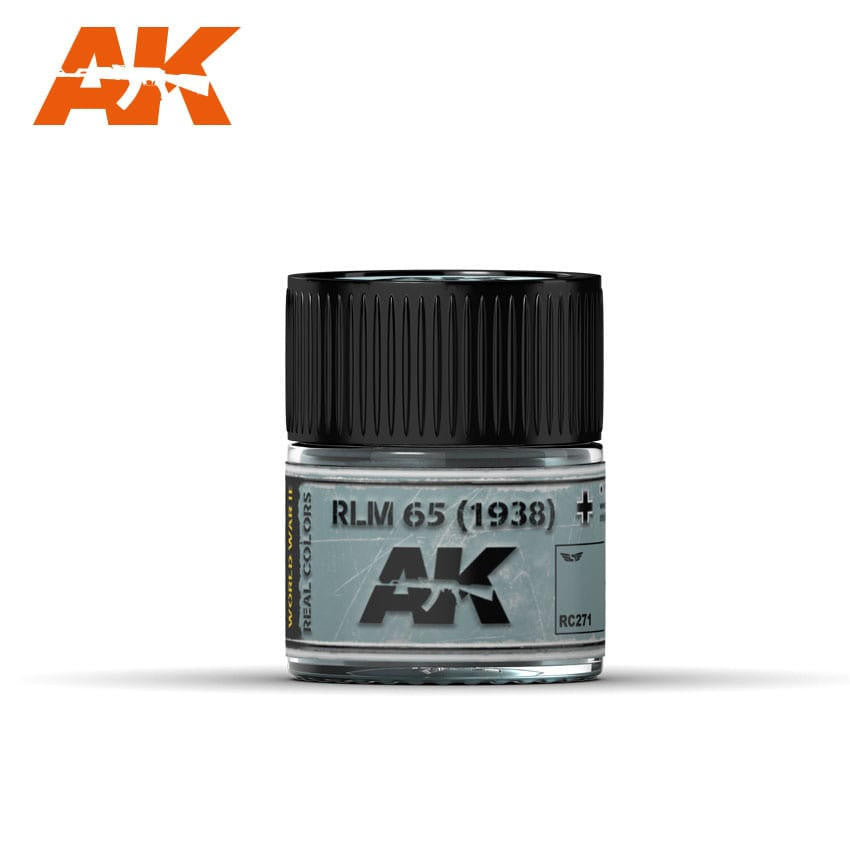 AK Interactive Real Colors: RLM 65 (1938) - 10ml RC271 