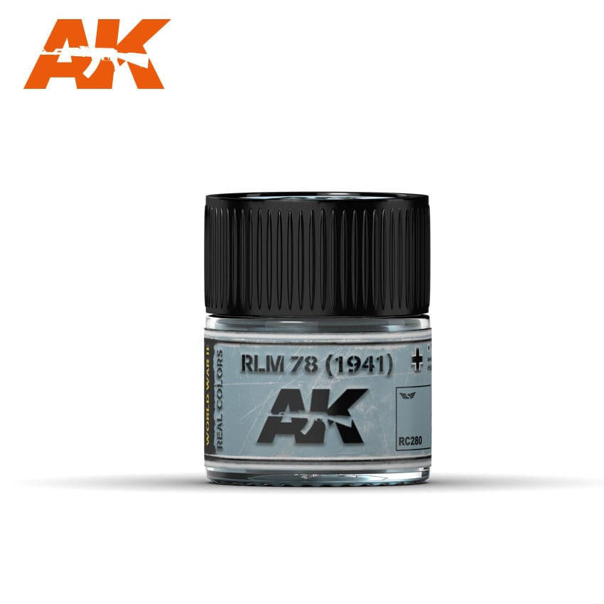 AK Interactive Real Colors: RLM 78 (1941) - 10ml RC280 