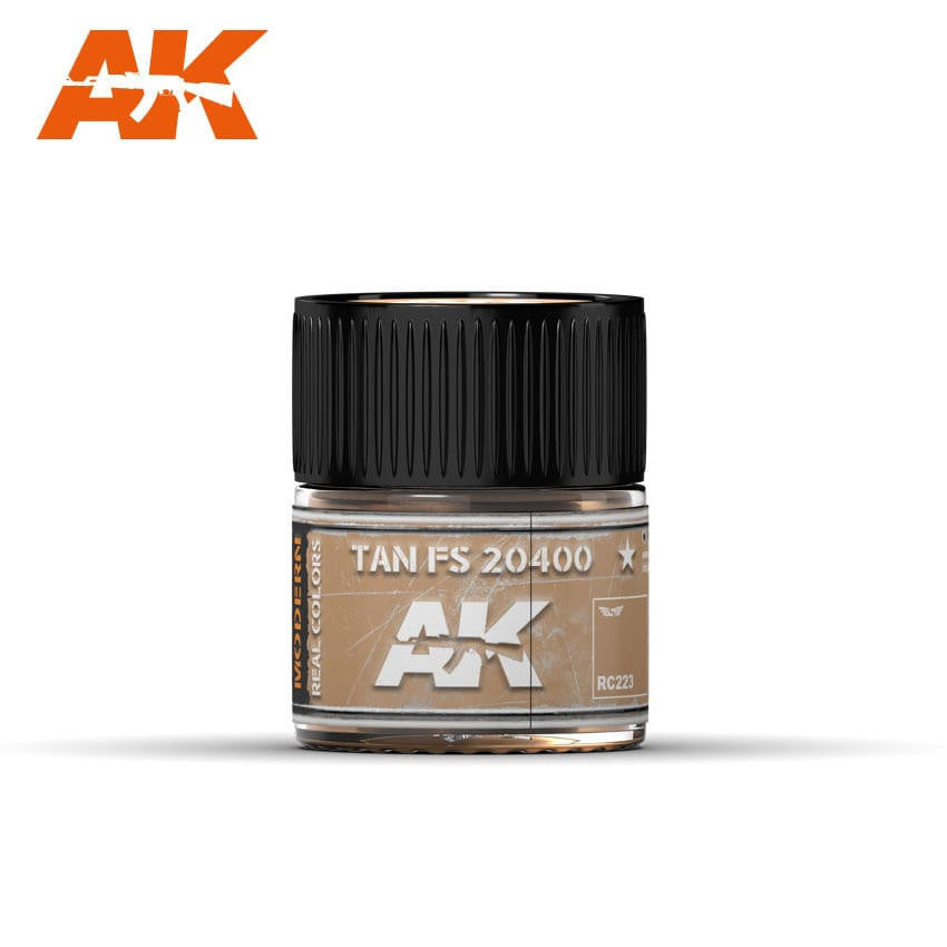 AK Interactive Real Colors: Tan FS 20400 - 10ML RC223 