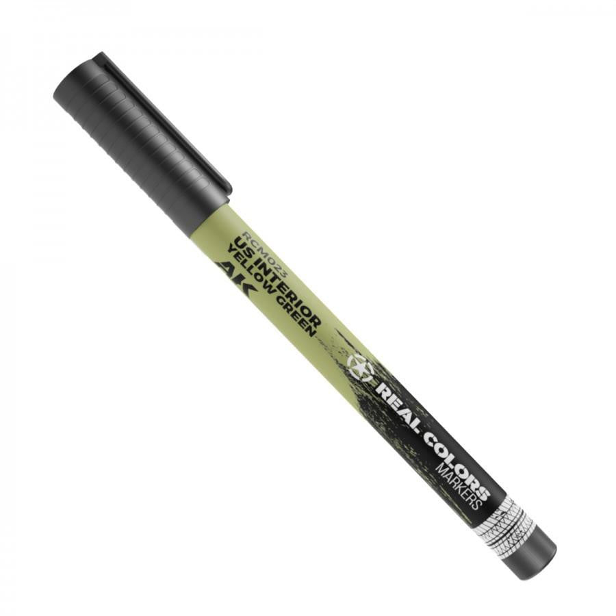 AK Interactive Real Colors US Interior Yellow Green Marker (RCM023) 