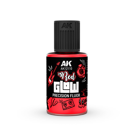 AK Interactive Red Glow Precision Fluor 30ml bottle
