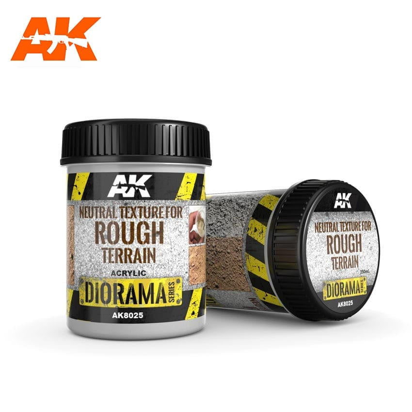 AK Interactive Rough Terrain Neutral Texture 250ml AK8025