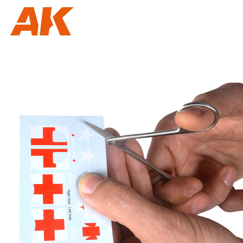 AK Interactive Scissors Straight for Decals and Paper AK9310