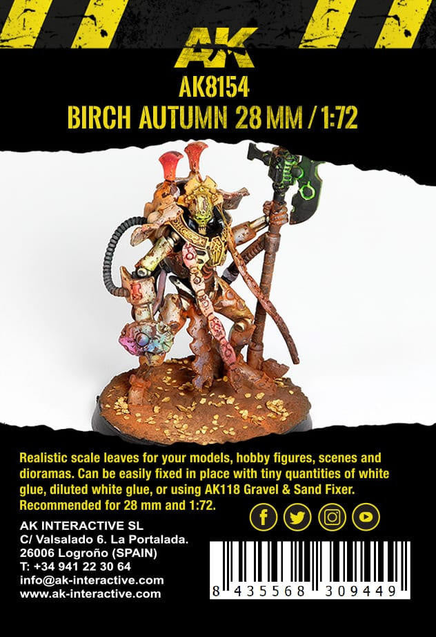 AK Interactive Vegetation - Birch Autumn Leaves 172