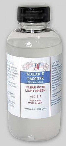 Alclad II Lacquer Clear Coat Light Sheen 4oz 311