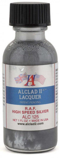 Alclad II Lacquer RAF High Speed Silver 125