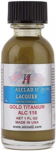Alclad II Lacquer Titanium Gold 118