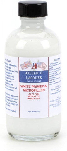 Alclad II Lacquer White Primer & Microfiller 306
