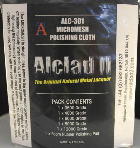Alclad Micromesh Polishing Cloth Set 5 301