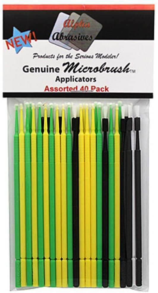 Alpha Abrasives MicroBrush Assorted 40pk 1400