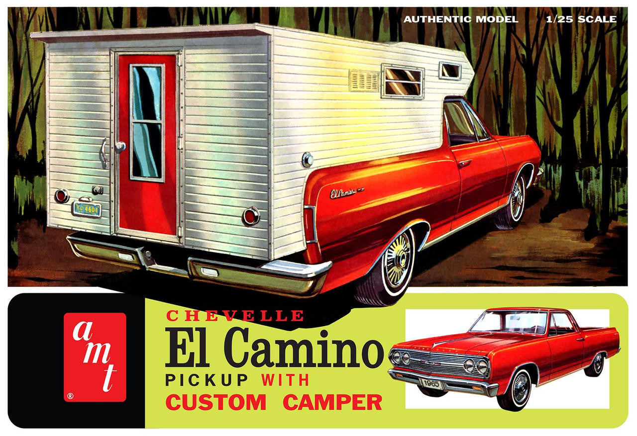 AMT 1/25 1965 Chevy El Camino w/Camper 1364 
