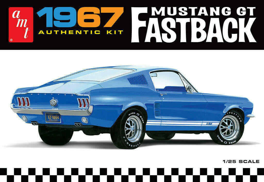 AMT 1/25 1967 Ford Mustang GT Fastback 1241