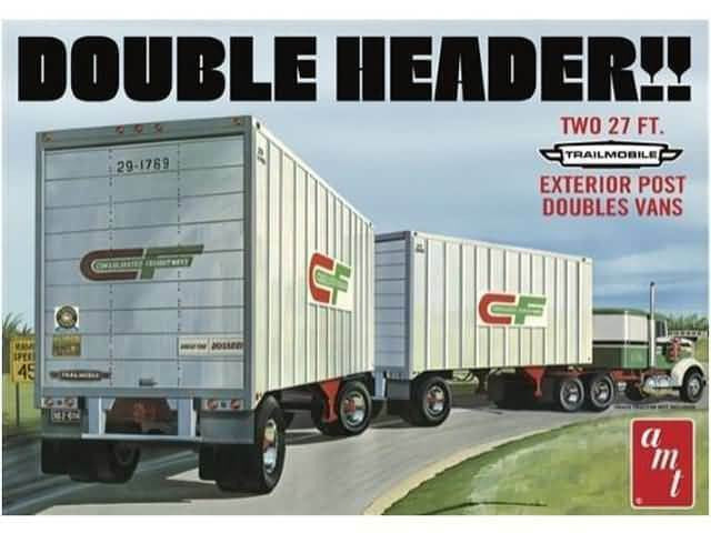 AMT 1/25 Tandem Van Trailers 1132