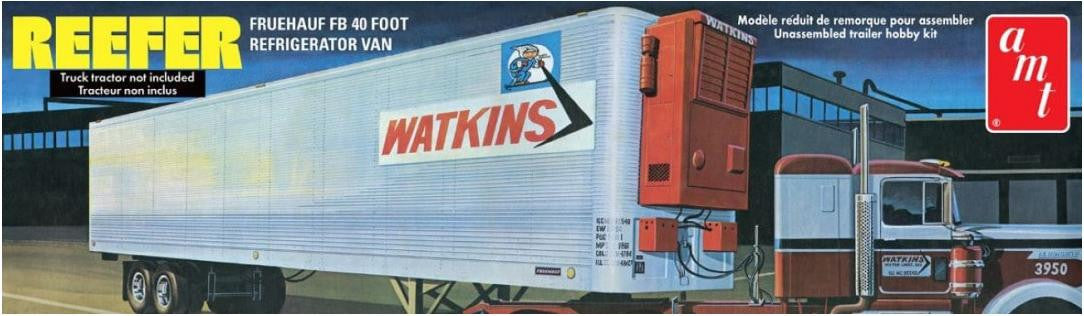 AMT 1/25 Watkins 40' Fruehauf Reefer Trailer 1421 