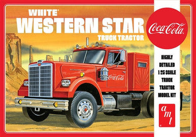 1/25 White Western Star Semi Tractor Coca Cola 1160