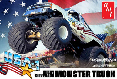 1/25 USA-1 Chevy Silverado Monster Truck 1252
