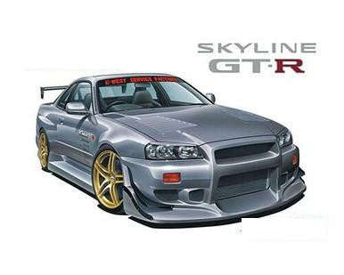 Aoshima 1/24 Nissan 2002 C-West Skyline GT-R 6149 