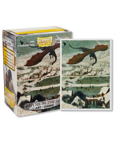 Dragon Shields: (100) Art Sleeves Classic Hunters in the Snow