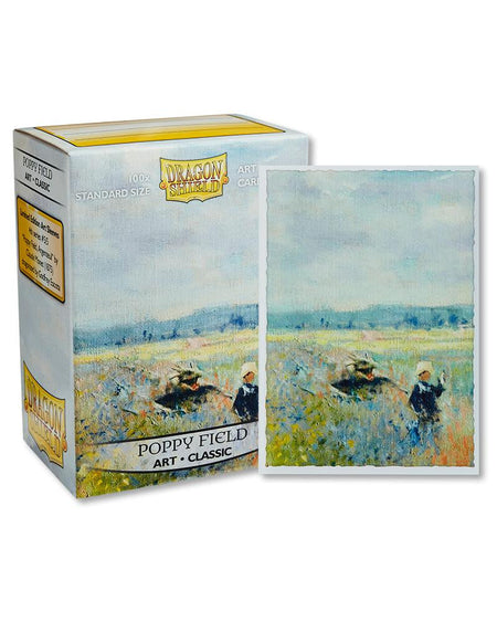 Aracane Tinmen Dragon Shields: (100) Art Sleeves Classic Poppy Field 