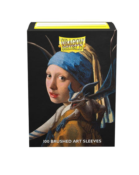 Aracane Tinmen Dragon Shields: (100) Brushed Art - The Girl with The Pearl Earring 